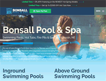 Tablet Screenshot of bonsallpool.com